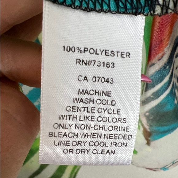 Spense Multicolor Abstract Print Tank Top - Picture 3 of 4